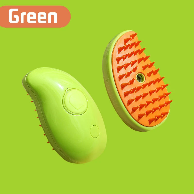 Cat Steam Brush Pet Massage Comb Cat Dog Comb Paw Shape Electric Spray Water Spray Cats Bath Brush Hair Grooming Supplies